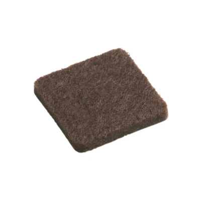 Afbeelding van Metafranc Viltglijders zelfklevend effectieve bescherming van uw meubels en stoelen / meubelglijders set voor gevoelige vloeren stoelglijders vloerglijders 22 x mm (16 Stuk) bruin