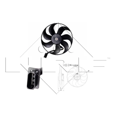 Afbeelding van Koelventilatorwiel NRF 47064