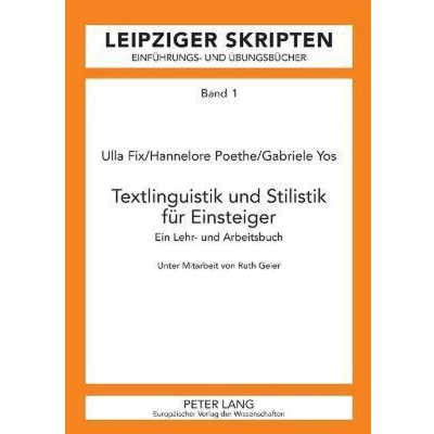Afbeelding van Textlinguistik Und Stilistik Fur Einsteiger