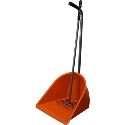 Afbeelding van Hofman Mestboy opraapbak en hark. One Size Oranje