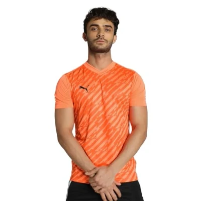 Afbeelding van Puma Teamultimate Tshirt print, Heren, Maat: XL, Orange