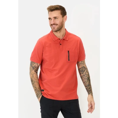 Afbeelding van camel active Kurzarm MIT Cooling Effekt Poloshirt, Heren, Maat: 6XL, Sunfaded red