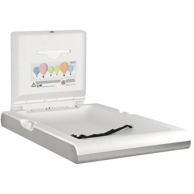 Afbeelding van Mediclinics babyverschoontafel verticaal CP0016VCS RVS look
