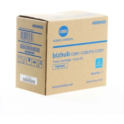 Afbeelding van Konica Minolta A95W450 (TNP 49C) 49Y) Toner Cyaan
