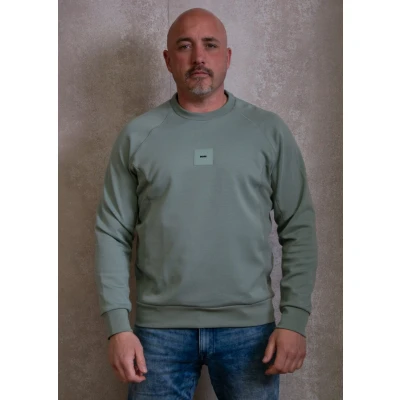 Afbeelding van BOSS Salbo Sweater, Heren, Maat: XL, Open green