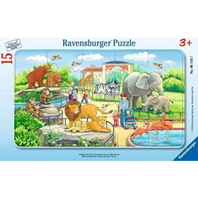 Afbeelding van RAVENSBURGER Puzzel Dierentuin, 15 stukjes