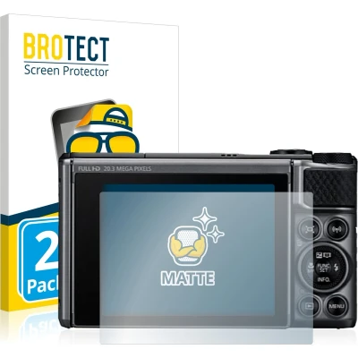 Afbeelding van BROTECT Screenprotector voor Canon PowerShot SX730 HS Folie Beschermfolie matte (2 Stuks)
