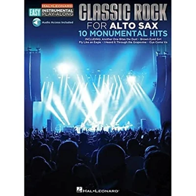 Afbeelding van EASY INSTRUMENTAL PLAY ALONG: CLASSIC ROCK SAXOPHONE +ENREGISTREMENTS ONLINE