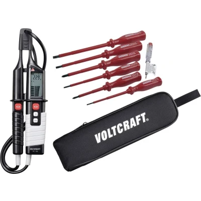 Afbeelding van VOLTCRAFT VC 64 Tweepolige spanningstester CAT III 1000 V, IV 600 V Akoestisch, LED, LCD