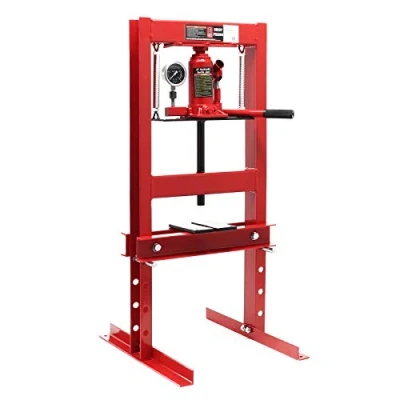Afbeelding van Wiltec werkplaatspers 6 t hydraulische persdrukmachine met manometer persmachine