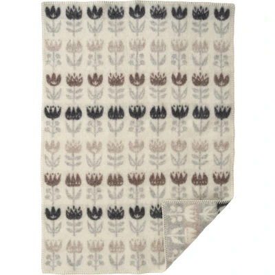 Afbeelding van Wollen Wiegdeken Grijs 65 x 90 cm Klippan Babydeken