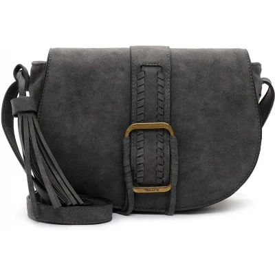 Afbeelding van Tamaris Schoudertas Janina Cross Shoulder Bag Darkgrey Donkergrijs