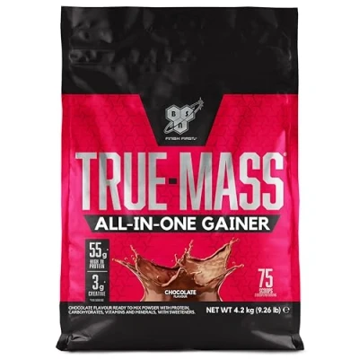 Afbeelding van BSN True Mass All in One Gainer 4200gr Chocolade