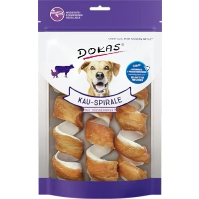 Afbeelding van DOKAS Graanvrije premium kauwsnack voor honden ideaal tussendoor 8 x 110 g