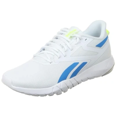 Afbeelding van Reebok Flexagon Force 4 Trainingsschoen, Heren, Maat: 44, Footwear white kinetic blue digital lime Kunststof/ textiel