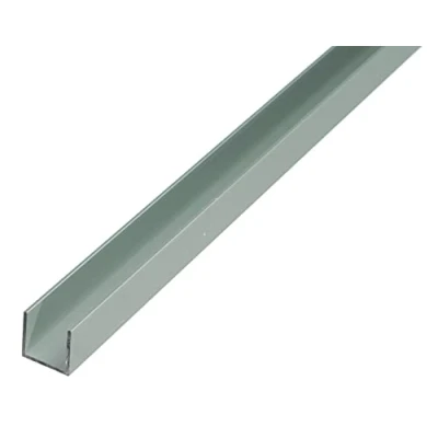 Afbeelding van Alberts 473891 U profiel aluminium, zilverkleurig geanodiseerd 1000 x 22 10 mm