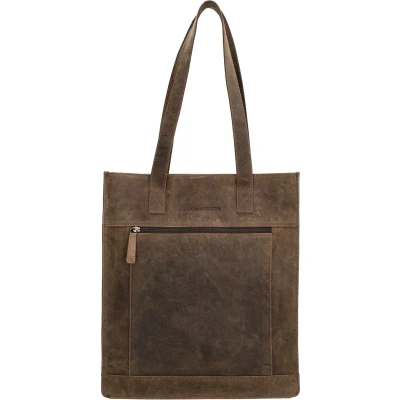Afbeelding van Hide &amp; Stitches Idaho Serenity Shopper donkerbruin Damestas