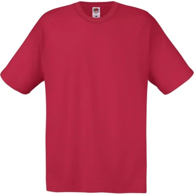 Afbeelding van Fruit Of The Loom Heren Screen Stars Origineel Vol Cut T shirt met korte mouwen (Brick Rood)