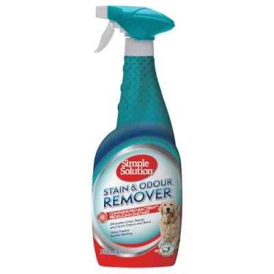 Afbeelding van Simple Solution Hond vlek en geur remover Enzymatische reiniger met pro bacterie reinigingskracht 750ml