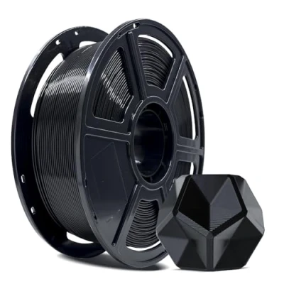 Afbeelding van FLASHFORGE PLA PRO filament 3D printerfilament, 1,75 mm, 1 kg spoel, maatnauwkeurigheid +/ 0,02 mm voor FDM printers, betere taaiheid en geen knopen (zwart)
