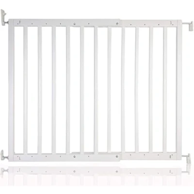 Afbeelding van Safetots Chunky Schroefbevestiging Houten Assortiment, Traphek Wit 63,5 cm 105,5 cm.