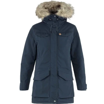 Afbeelding van Nuuk Parka Outdoor Jack Dames Dark Navy 000 L Blauw