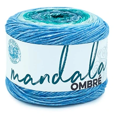Afbeelding van Lion Brand Yarn Bedrijf Mandala Ombre Garen, Mantra, Een streng