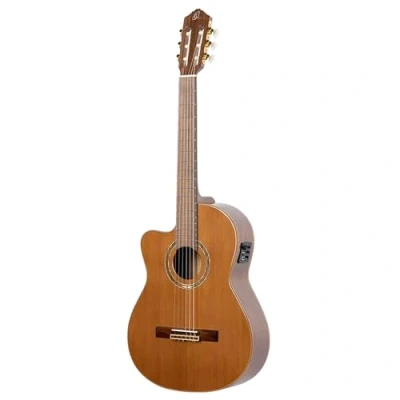 Afbeelding van Ortega RCE159MN L Performer Series Natural linkshandige E/A klassieke gitaar met gigbag