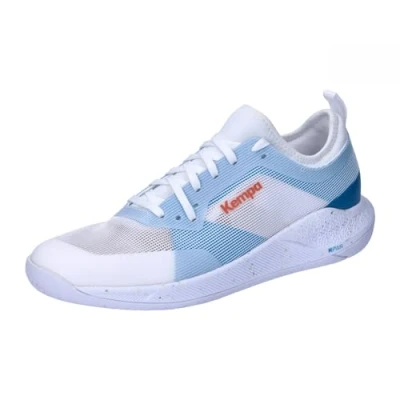 Afbeelding van Kempa Kourtfly Handbalschoenen, Heren, Maat: 44, White blue Mesh