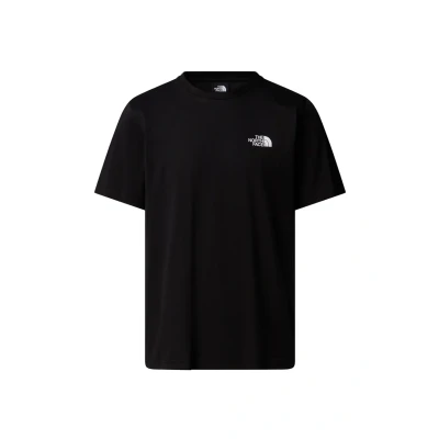 Afbeelding van The North Face Vertical LOGO TEE Tshirt print, Heren, Maat: Small, Tnf black
