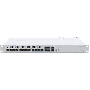 Afbeelding van Mikrotik CRS312 4C+8XG RM netwerk switch L3 10G Ethernet (100/1000/10000) 1U Wit