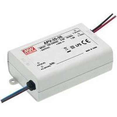 Afbeelding van Mean Well APV 35 36 LED transformator Constante spanning W 0 1.0 A V/DC Niet dimbaar, Overbelastingsbescherming 1 stuk(s)