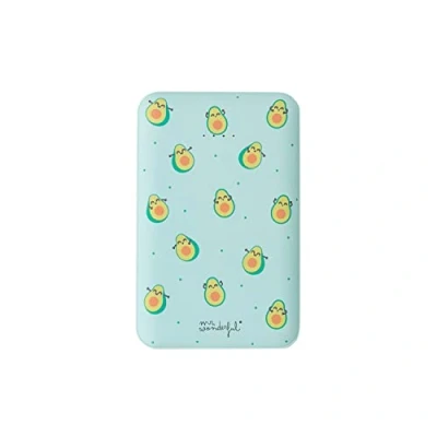 Afbeelding van Mr Wonderful Powerbank, Slimmest USB, 3A, hoge snelheid, 5000Ah, WONDEE externe accu, avocado, draagbare accu voor mobiele telefoons 13 12 11 x Max