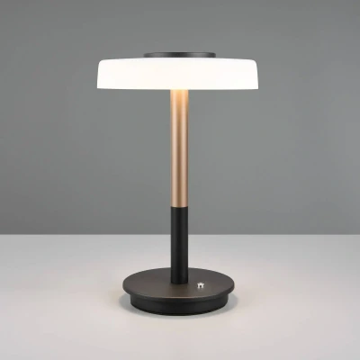 Afbeelding van Trio Led tafellamp Celeste wit glas 554910165