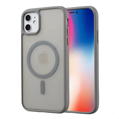 Afbeelding van Apple iPhone 11 MagSafe Hoesje Kunststof imoshion Hardcase/Backcover Grijs Telefoonhoesje