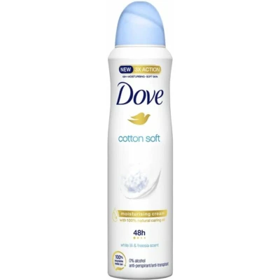 Afbeelding van Dove Deodorant spray cotton soft (150 ml)