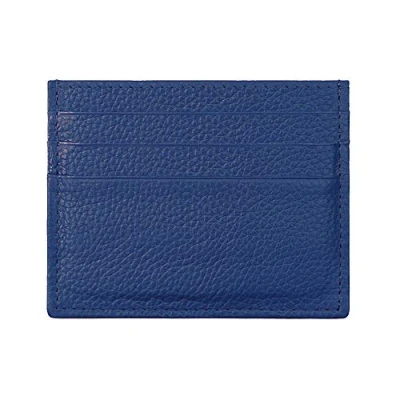 Afbeelding van Hibate RFID Bescherming Lederen Kaarthouder voor Mannen Vrouwen Slim Mini Kaarten Portemonnee Creditcardhouder, blauw, One Size, creditcardhoes