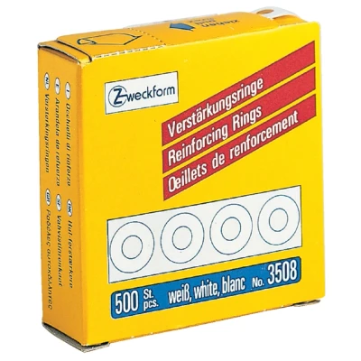 Afbeelding van Versterkingsringen Avery Zweckform 3508 13Mm 500stuks wit