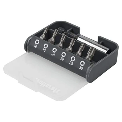 Afbeelding van Wolfcraft Bit box TORX® T10 T30 7 delig 1216000