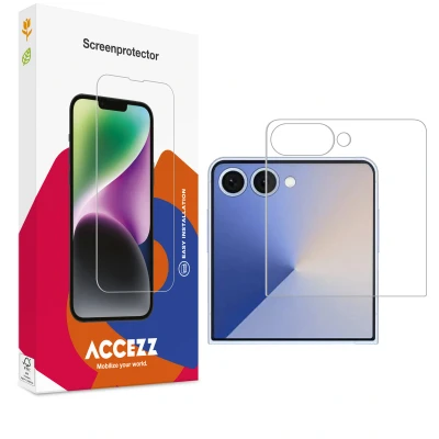 Afbeelding van Screenprotector Samsung Galaxy Z Flip 7: Accezz Gehard Glas