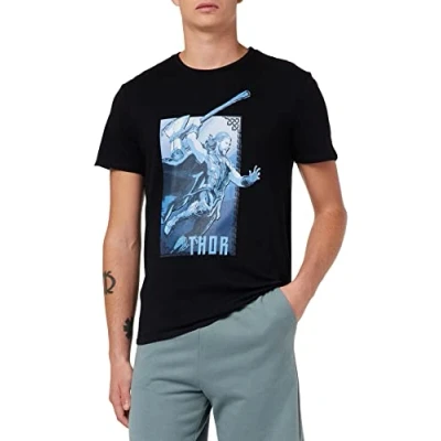 Afbeelding van Marvel METLATMTS022 T shirt, zwart, M, M