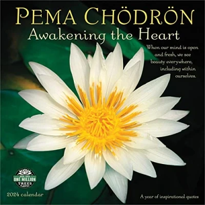 Afbeelding van Pema Chödrön 2024 Wall Calendar: Awakening the Heart A Year of Inspirational Quotes