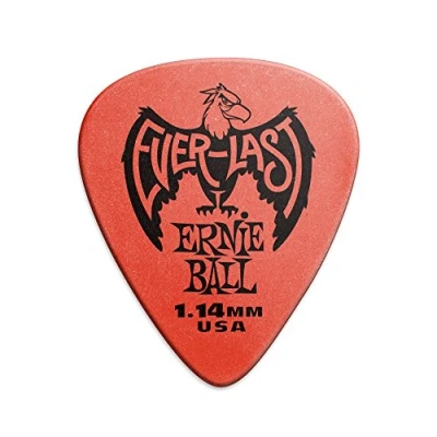 Afbeelding van Ernie Ball Plectrums Everlast Rood 1.14mm 6 stuks