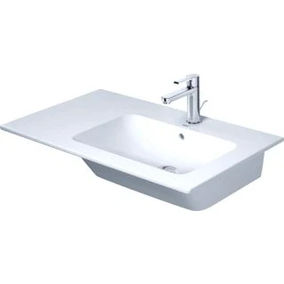 Afbeelding van Duravit Me by starck meubelwastafel zonder kraangat 83 x 49 cm wit