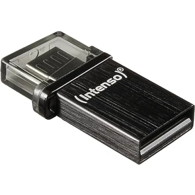 Afbeelding van Intenso Mini MOBILE LINE USB stick smartphone/tablet Zwart 8 GB 2.0, Micro 2.0