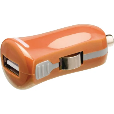 Afbeelding van Valueline Vlmp11950O Usb Autolader A Female 12V Autoaansluiting Oranje