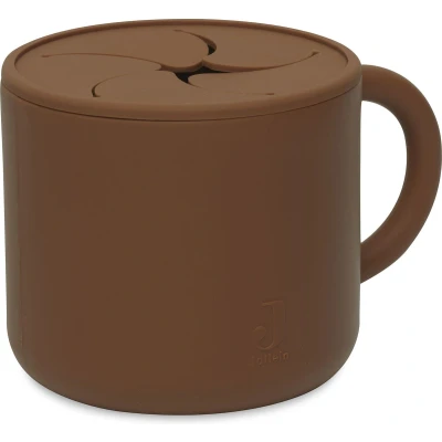 Afbeelding van Jollein siliconen snackbeker caramel