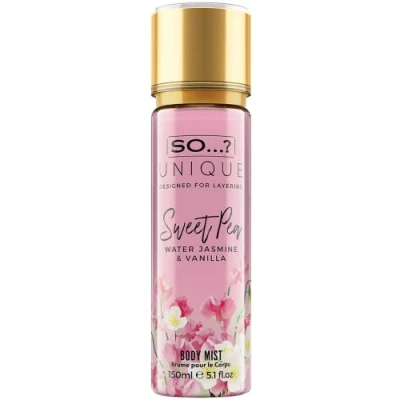 Afbeelding van So…? Unique Womens Vegan Sweet Pea Body Mist Fragrance Spray 150ml