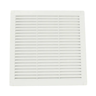 Afbeelding van VONLIS® Ventilatierooster lamellenrooster kunststof hoekig 250 x mm wit