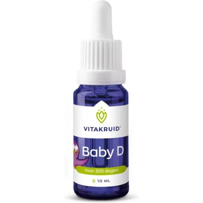 Afbeelding van Gratis Verzending: 2x Vitakruid Baby Vitamine D 10 ml